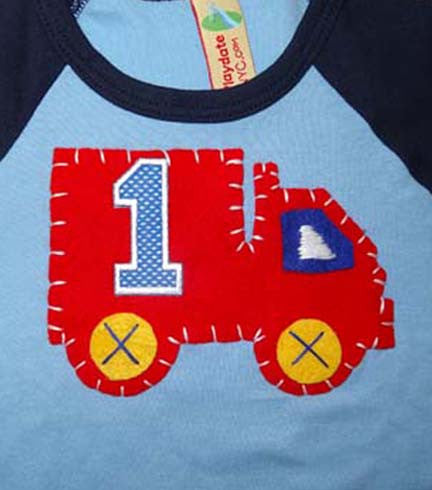 Fire Truck Birthday Shirt